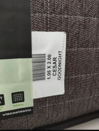 Colchón viscoelastico