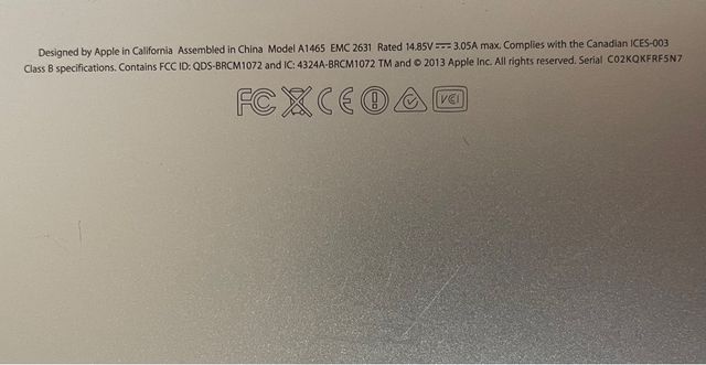 Apple Macbook Air 13"