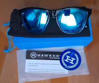 Hawkers polarizadas azul/negras