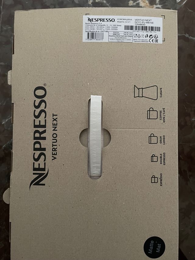 Cafetera Nespresso Vertuo Next. Nueva!!!!