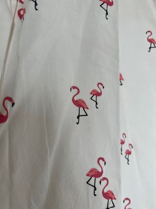 Camisa sin mangas flamencos mango