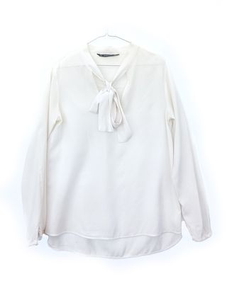Blusa Zara Trafaluc avorio bianco sporco