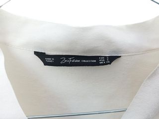 Blusa Zara Trafaluc avorio bianco sporco