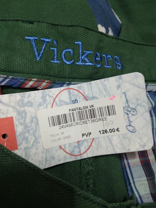 Pantalón verde Vickers