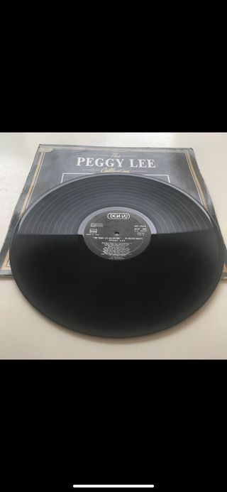 VINILO PEGGY LEE  1985  EDICIÓN ITALIANA!!