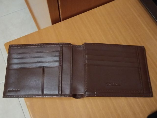 Cartera de piel señor