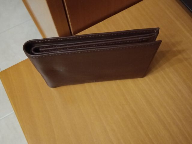 Cartera de piel señor