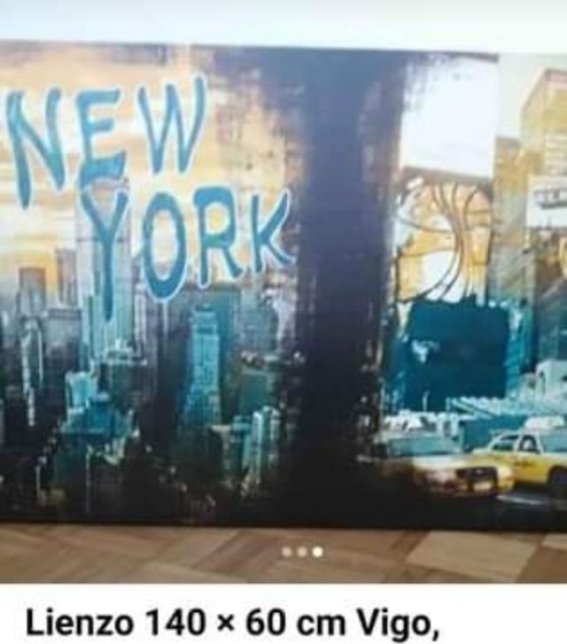 Lienzo nuevo 140 por 60 cm