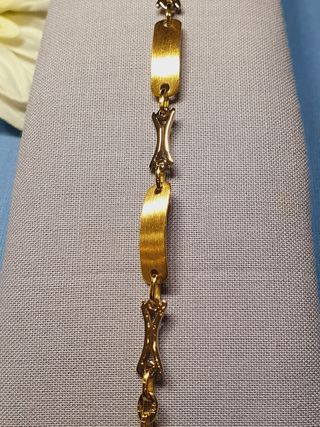Pulsera Placas 18cm. oro 18kl 