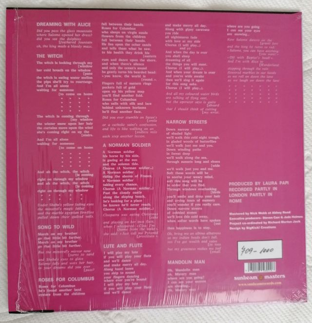 Mark Fry - Dreaming With Alice Lp