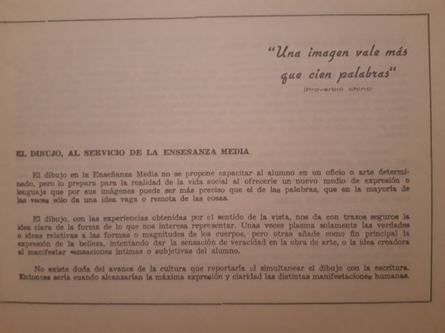 CUADERNILLOS DEL CURSO DIBUJO-ED.PLASTICAS 1960-70