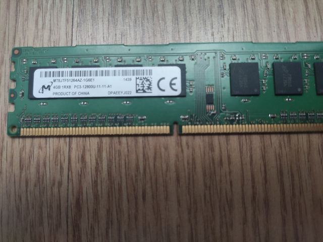 RAM 4Gb PC3 12800U