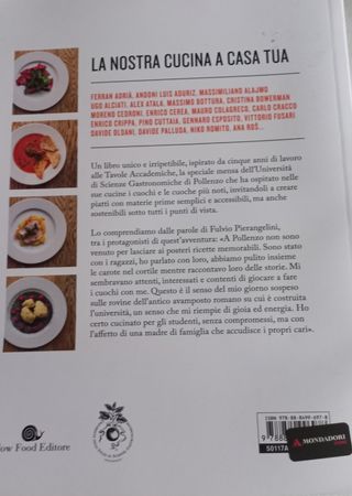 libro cucina "A tavola con I grandi cuochi"