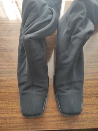 Botas elasticas negras altas