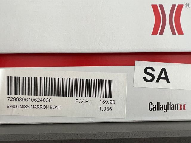 Botas callaghan piel n 36