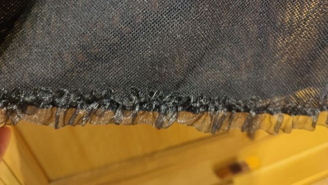 Vestido tul negro tirantes