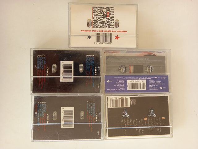 Lote casete Ducan Dhu Miguel Bosé Suzanne Vega la