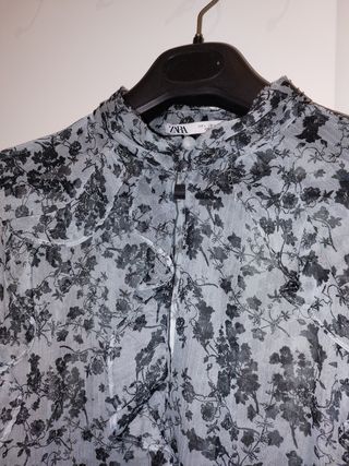 Camisa Blusa de gasa Zara