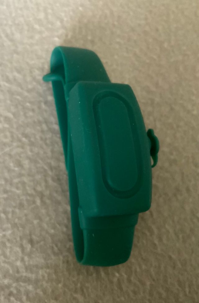 3 PULSERAS HIGIÉNICAS PARA ALCOHOL DESINFECCIÓN 