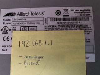 Switch Allied Telesis