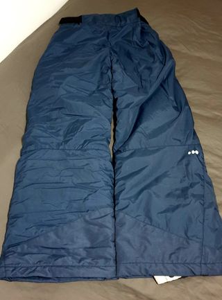Pantalon esqui 10-11 años azul marino.