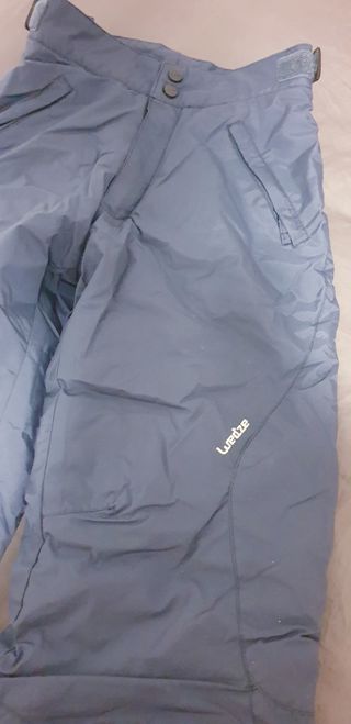 Pantalon esqui 10-11 años azul marino.