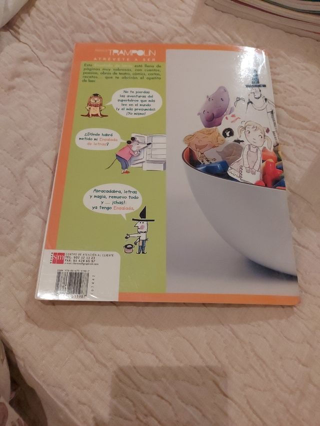 ENSALADA DE LETRAS. LECTURAS 1. TRAMPOLIN SM