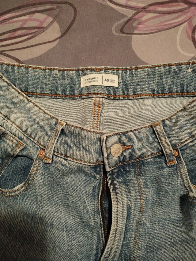 Vaqueros mom fit springfield talla 40