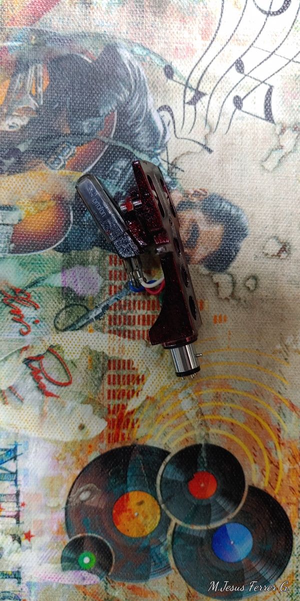 Reloop: porta cápsula 
Ortofón: cápsula y aguja