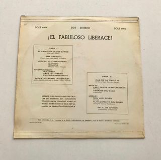 VINILO LIBERACE  1965   MUY BUEN ESTADO!!