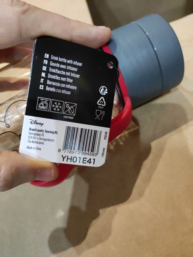 botella 600ml tritan nueva de Mickey