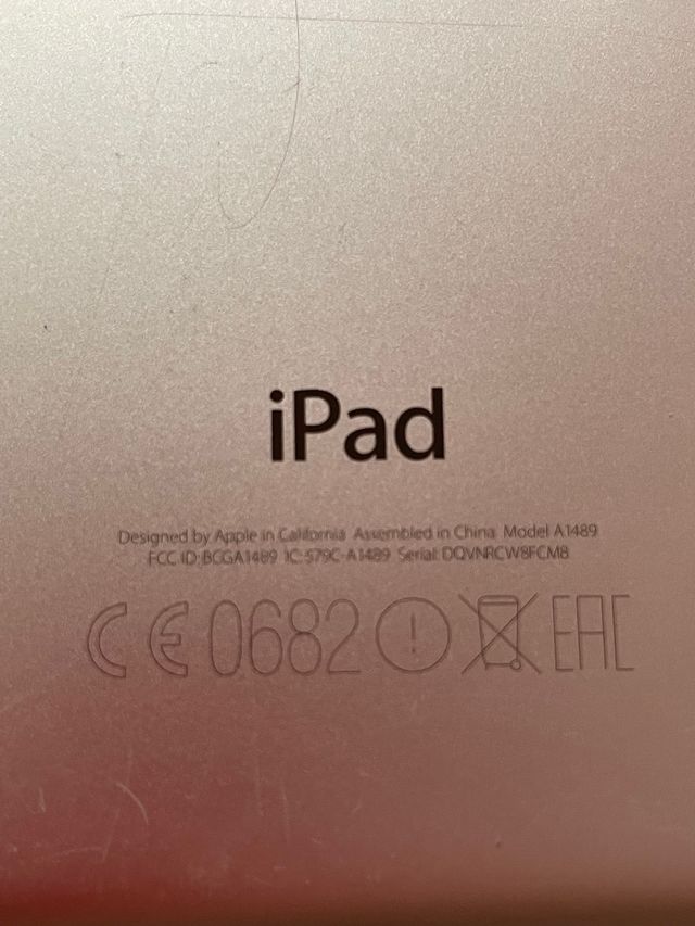 Ipads para piezas