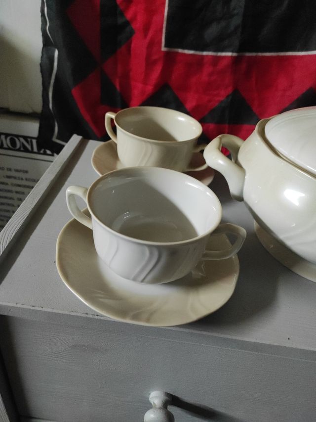 Juego de consomé porcelana Allegro