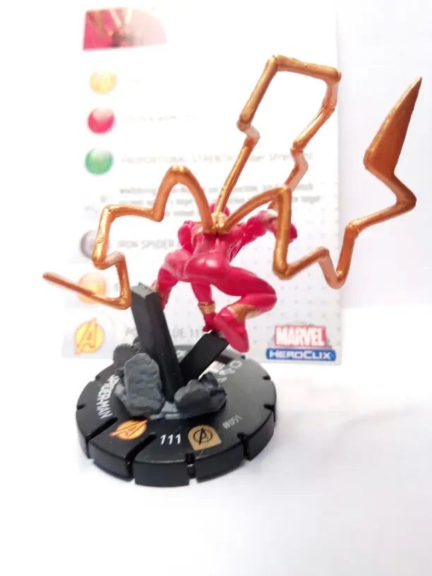 MINIATURA MARVEL SPIDERMAN (RED ARMOR)
