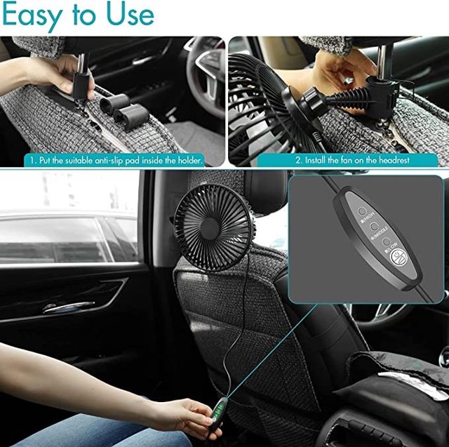 Ventilador de Coche, 6 pulgadas SIN ESTRENAR