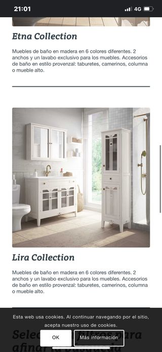 Inodoros Avilados y Muebles de baño