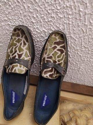 Mocasín mujer piel.Privata