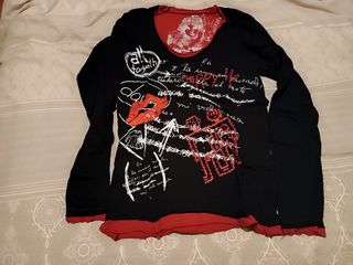 camiseta desigual 