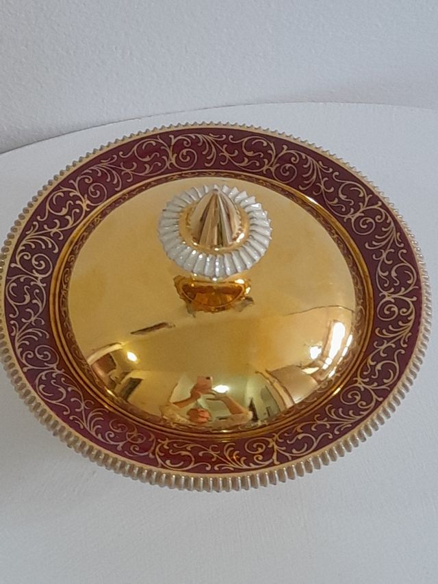 Hand Made In Italy Fiorentino C Ciotola Con Coperc