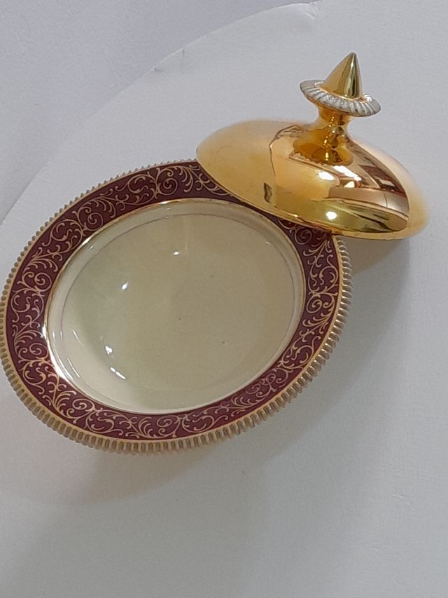 Hand Made In Italy Fiorentino C Ciotola Con Coperc