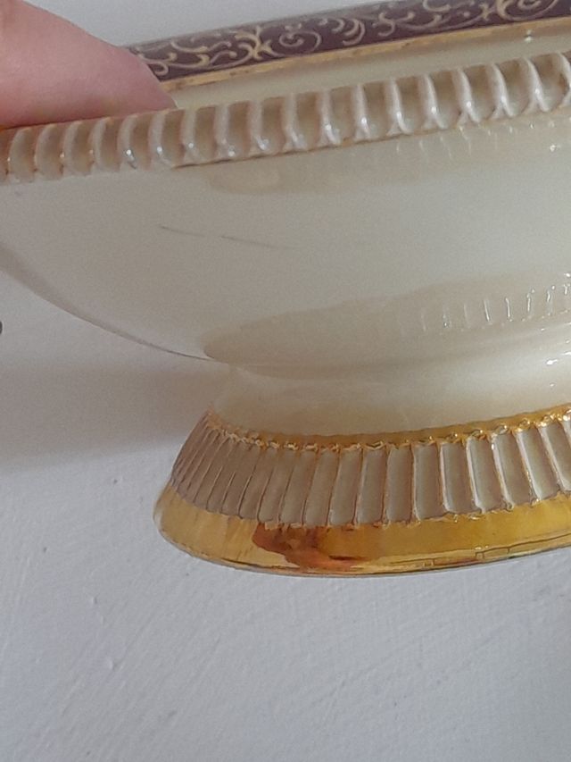 Hand Made In Italy Fiorentino C Ciotola Con Coperc