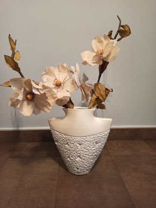 Jarrón con flores