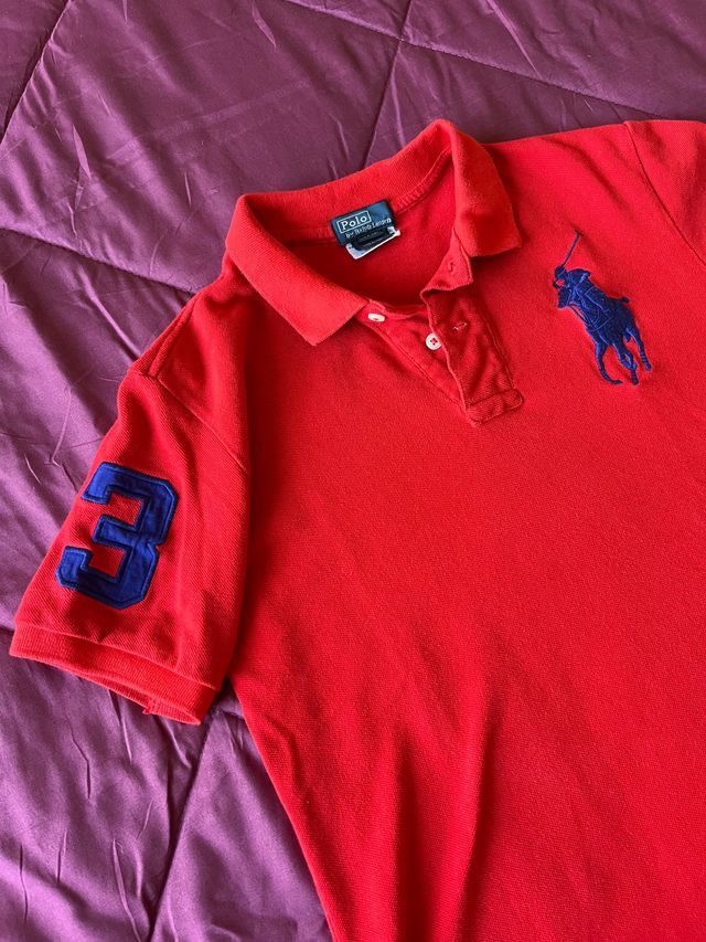 Polo rojo ralph lauren niño