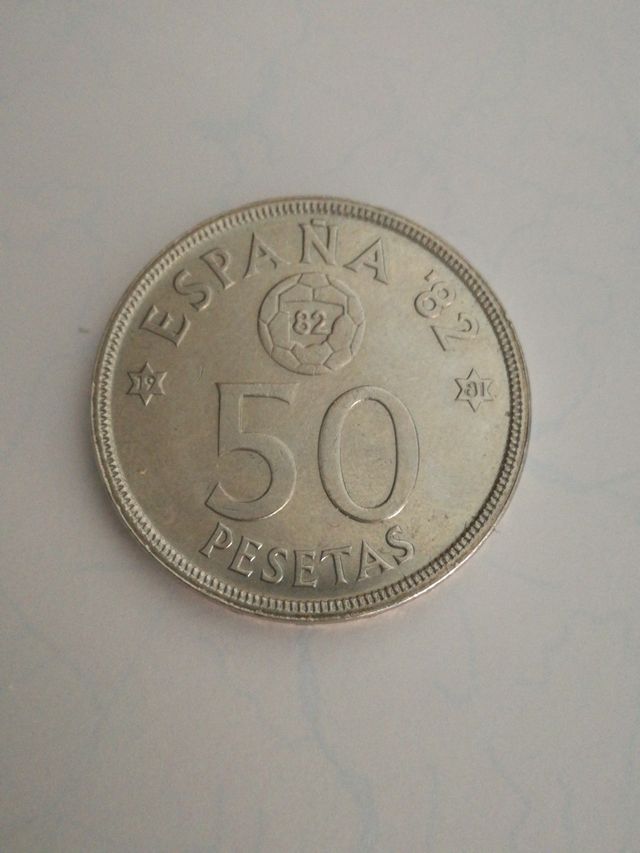 Pesetas conmemoración mundial 