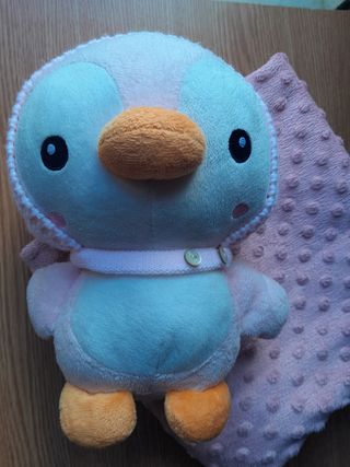 Lote peluche de bebé y manta
