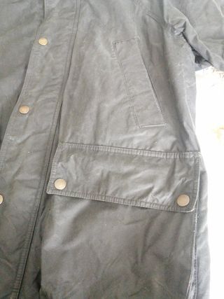 Parka azul de hombre. 