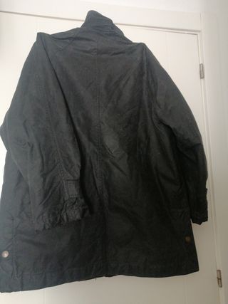 Parka azul de hombre. 