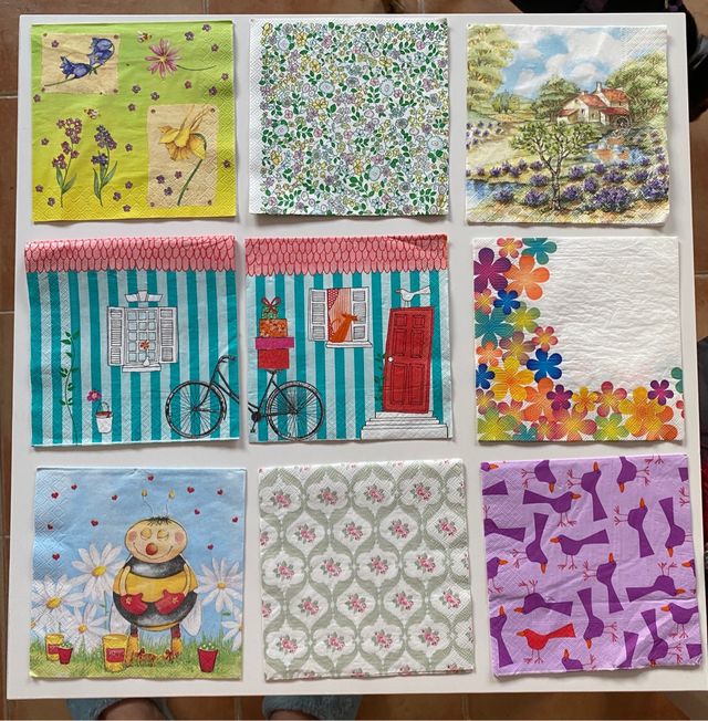 Servilletas decoupage manualidades