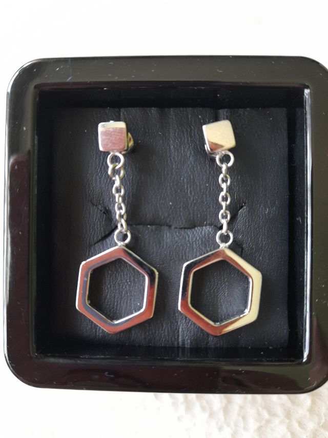 pendientes plata lotus nuevo