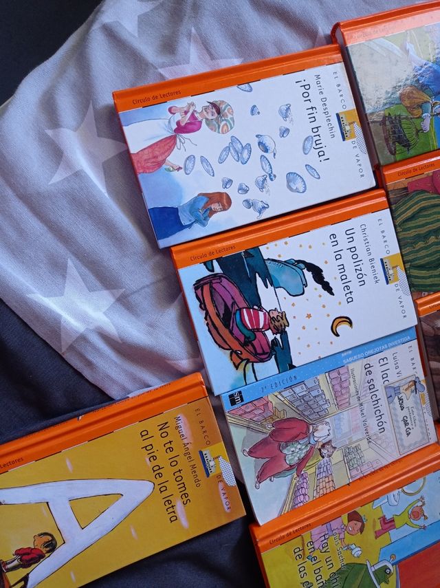 Libros barco de vapor.